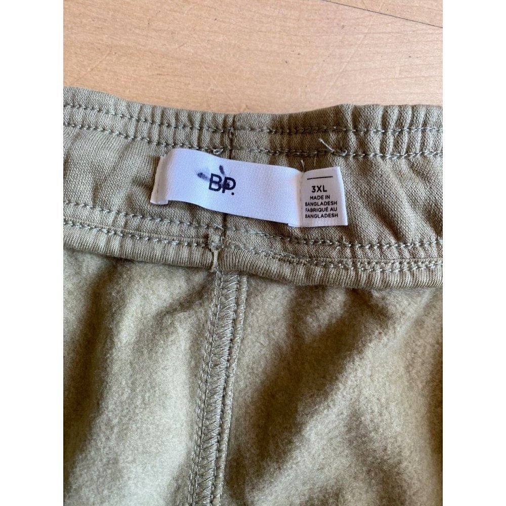 Bp  fleece casual stretch shorts men's sz 3Xlarge in olive aloe - Picture 4 of 7